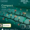 1,000 LED Classic Multi Color Compact Twinkle Lights, Green Wire<Lumineo Discount
