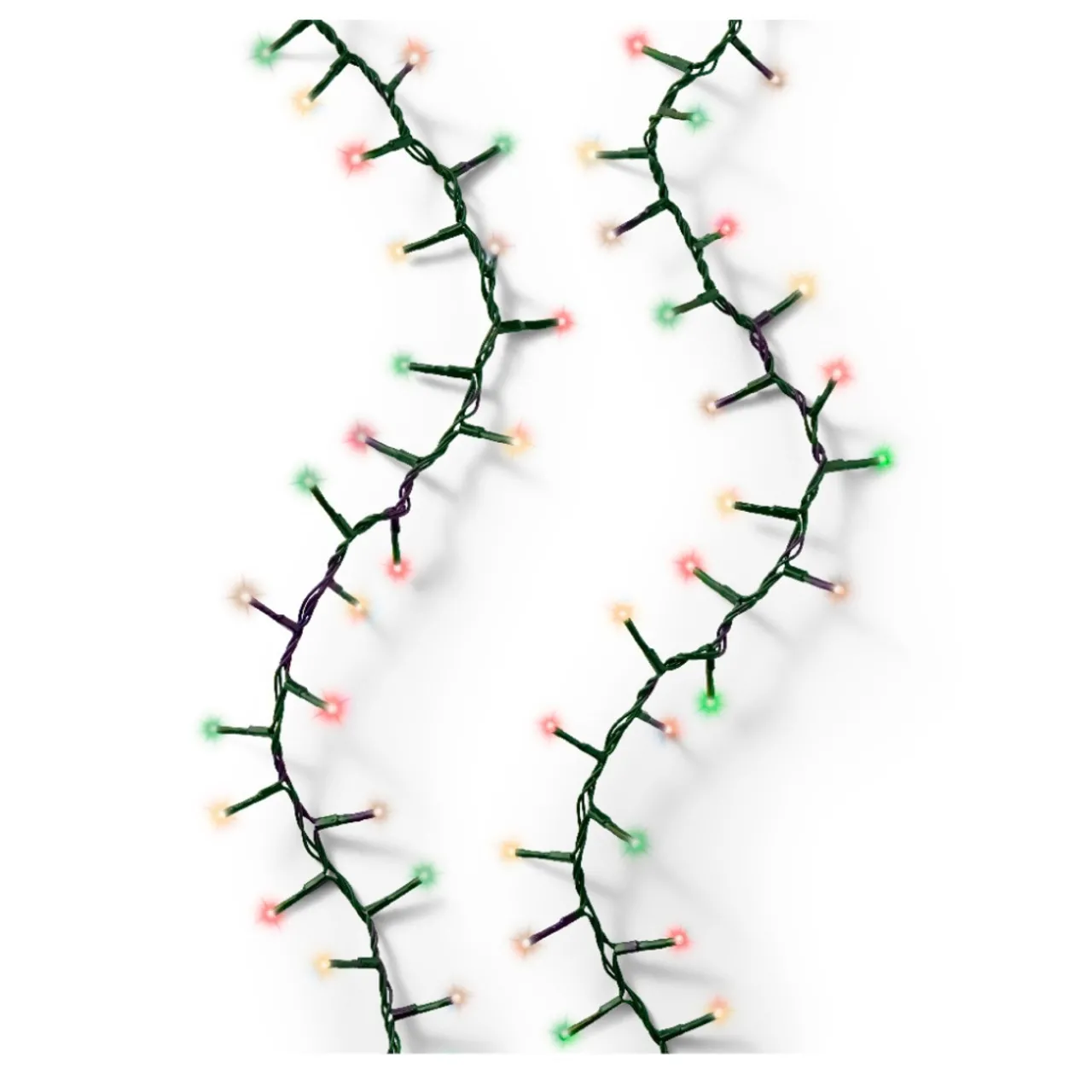 1,000 LED Classic Multi Color Compact Twinkle Lights, Green Wire<Lumineo Discount