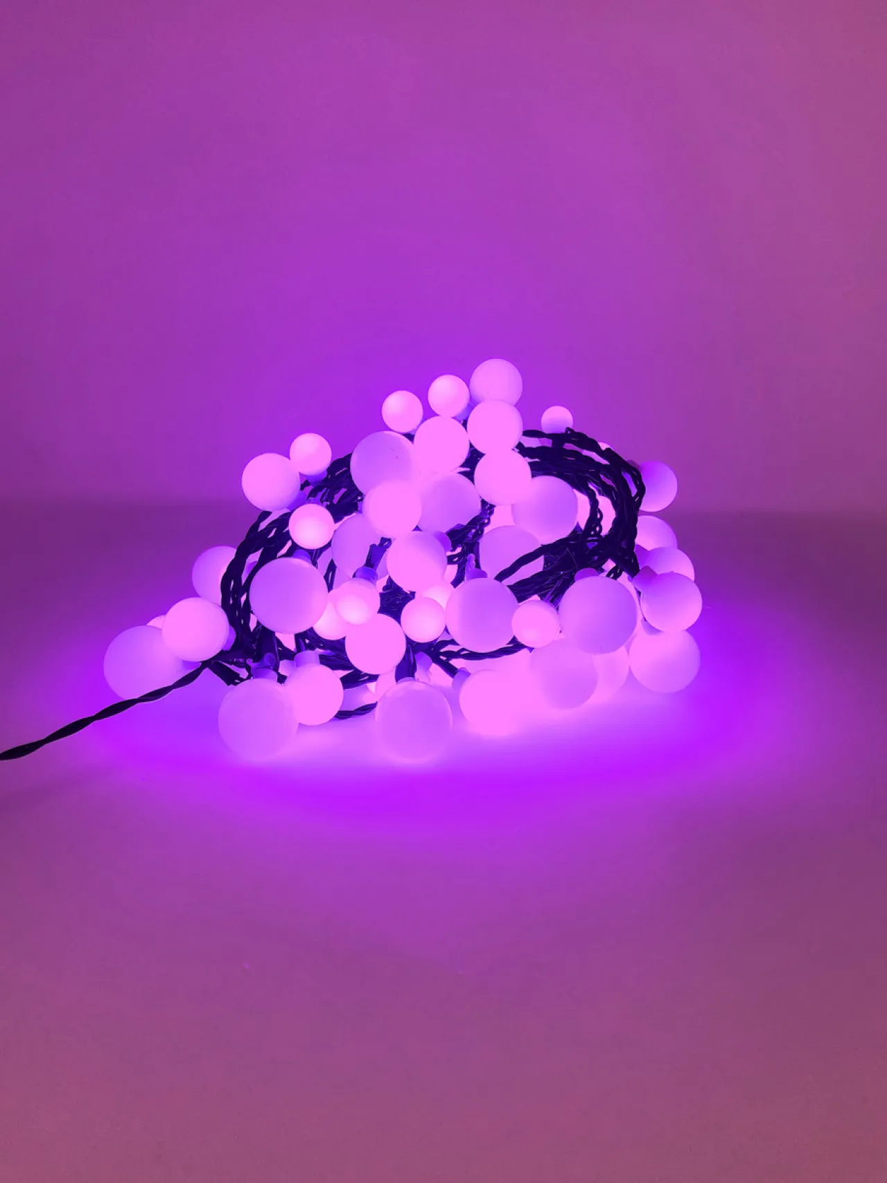 120 LED Color Changing Cherry Lights Black Wire | The Christmas Loft<Lumineo New