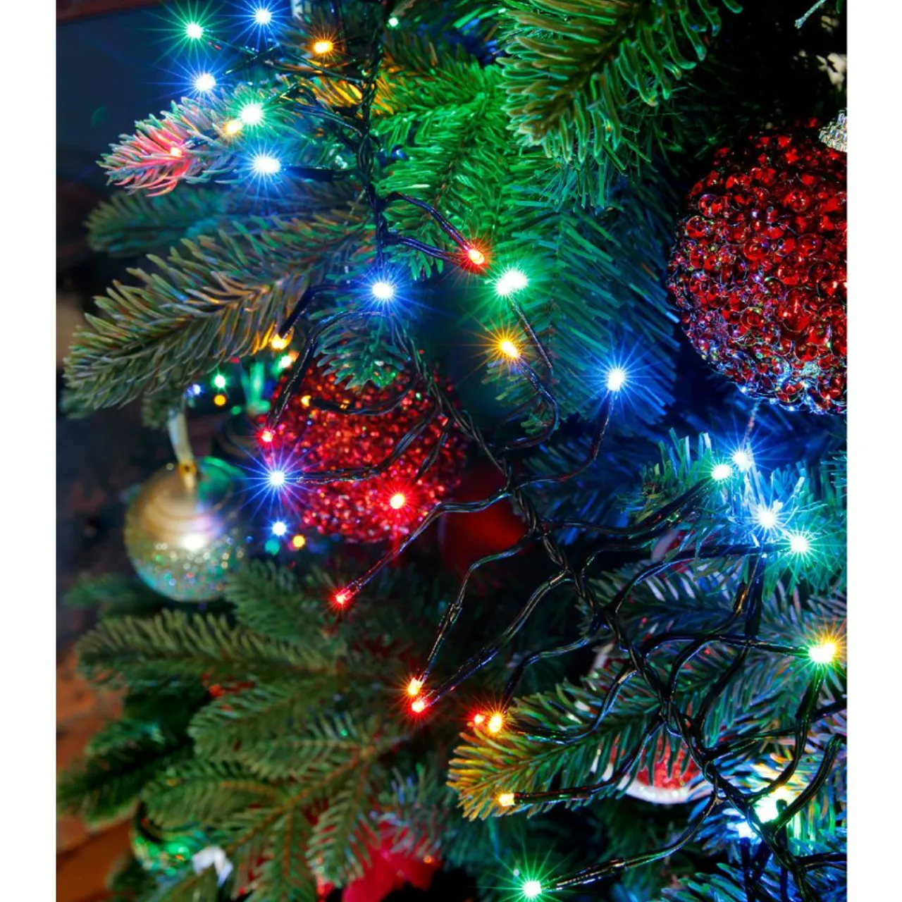 1512 LED Multi-Colored Cluster Lights Green Wire | The Christmas Loft<Lumineo Discount