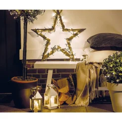 192 LED Warm White Battery-Operated Twinkle Lights Black Wire | The Christmas Loft<Lumineo Best