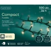 500 LED Warm White Compact Lights Green Wire | The Christmas Loft<Lumineo Sale