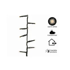 1000 LED Warm White Compact Lights Green Wire | The Christmas Loft<Lumineo Discount