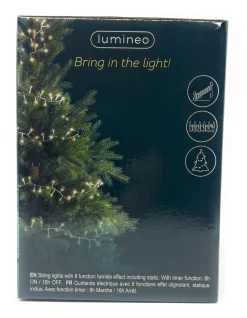 1000 LED Warm White Compact Lights Transparent Wire | The Christmas Loft<Lumineo Best