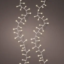 1,000 LED Warm White Soft Glow Compact Twinkle Light, Transparent Wire<Lumineo Sale