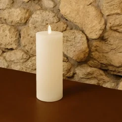 Battery Operated Cream 7.5 in Wax Candle<Lumineo Best