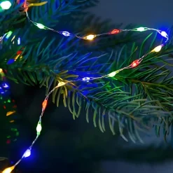 672-LED Multicolor Tree Lights, 7ft, Indoor/Outdoor, UL Certified<Lumineo New