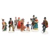 Lumineo Victorian Christmas Eve Shoppers Figurines Set of 6< Hot