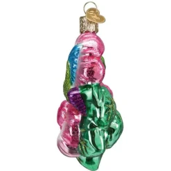 Magnificent Hummingbird And Flowers Ornament - The Christmas Loft<Old World Glass Hot