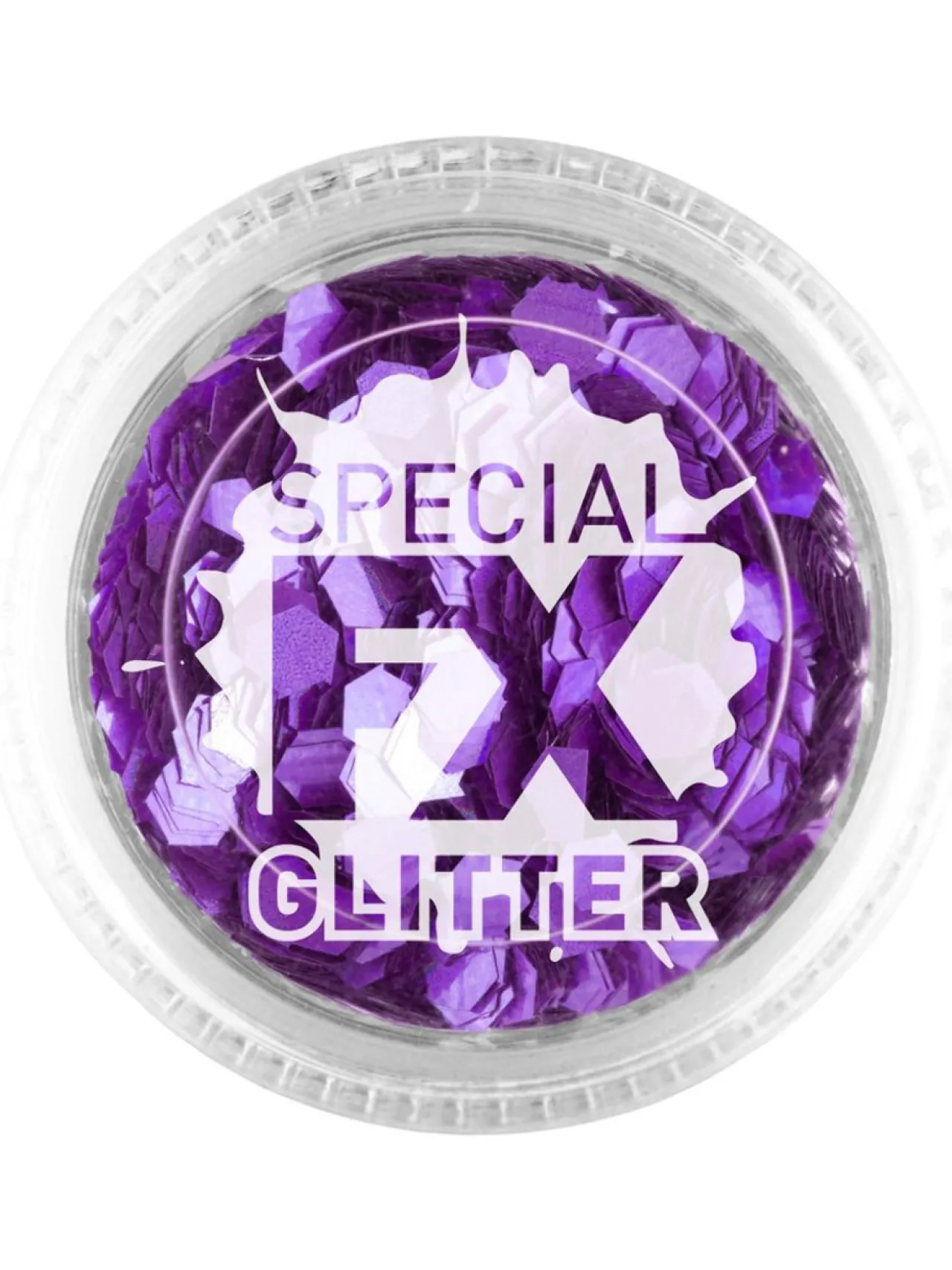 Make-Up FX, Purple, Confetti Glitter, 2g, Loose< Clearance