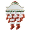 Mantle Family of 11 Personalized Ornament< Best
