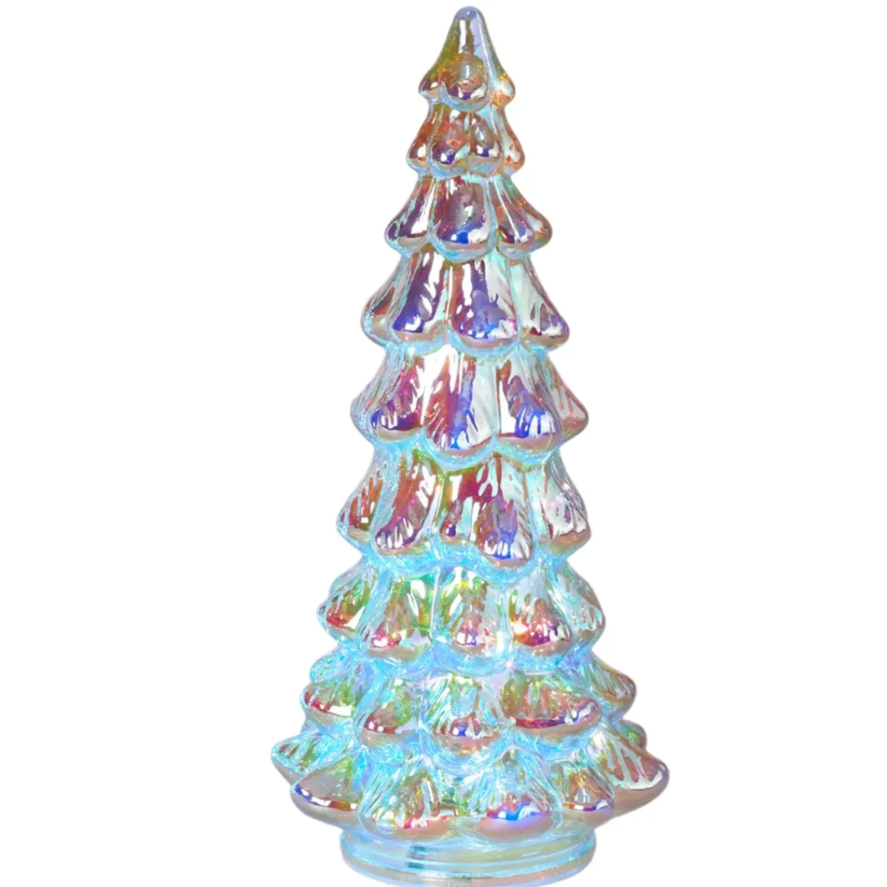 Medium Iridescent Glass Tree< Discount