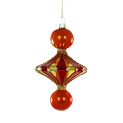 Merry & Bright Spindle Ornament - Light Red<Cody Foster & Co. Sale