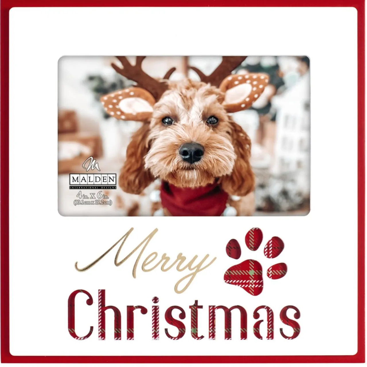 Merry Christmas Pet 4x6 Frame< Outlet