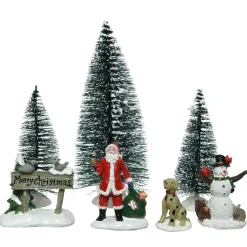 Merry Christmas Santa Set Of 6 - The Christmas Loft<Lumineo Hot