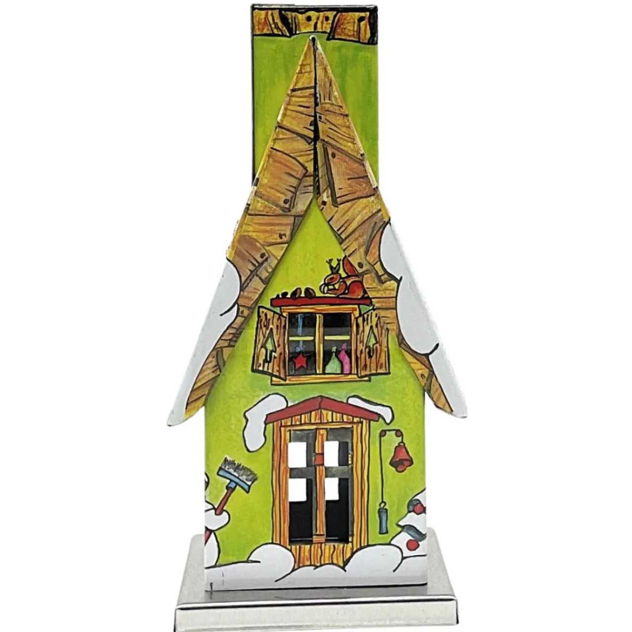 Metal Smoker House with Incense< Clearance