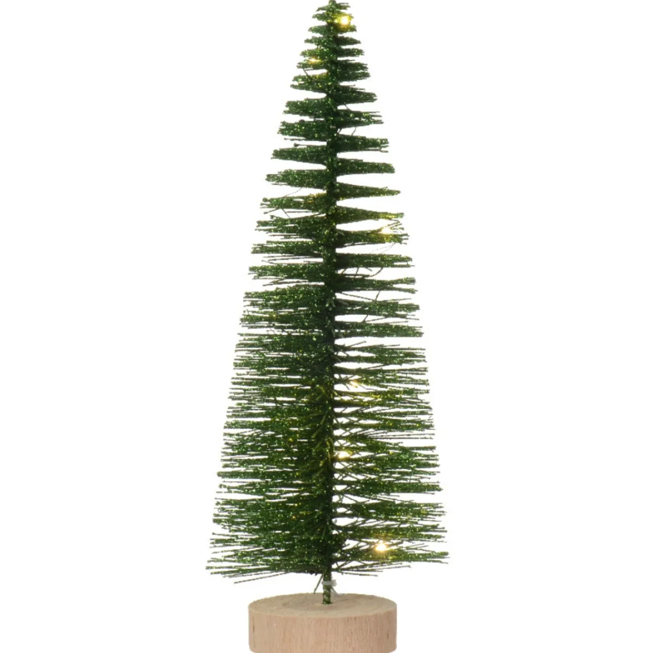 Micro LED Green Bottle Brush Tree< Clearance