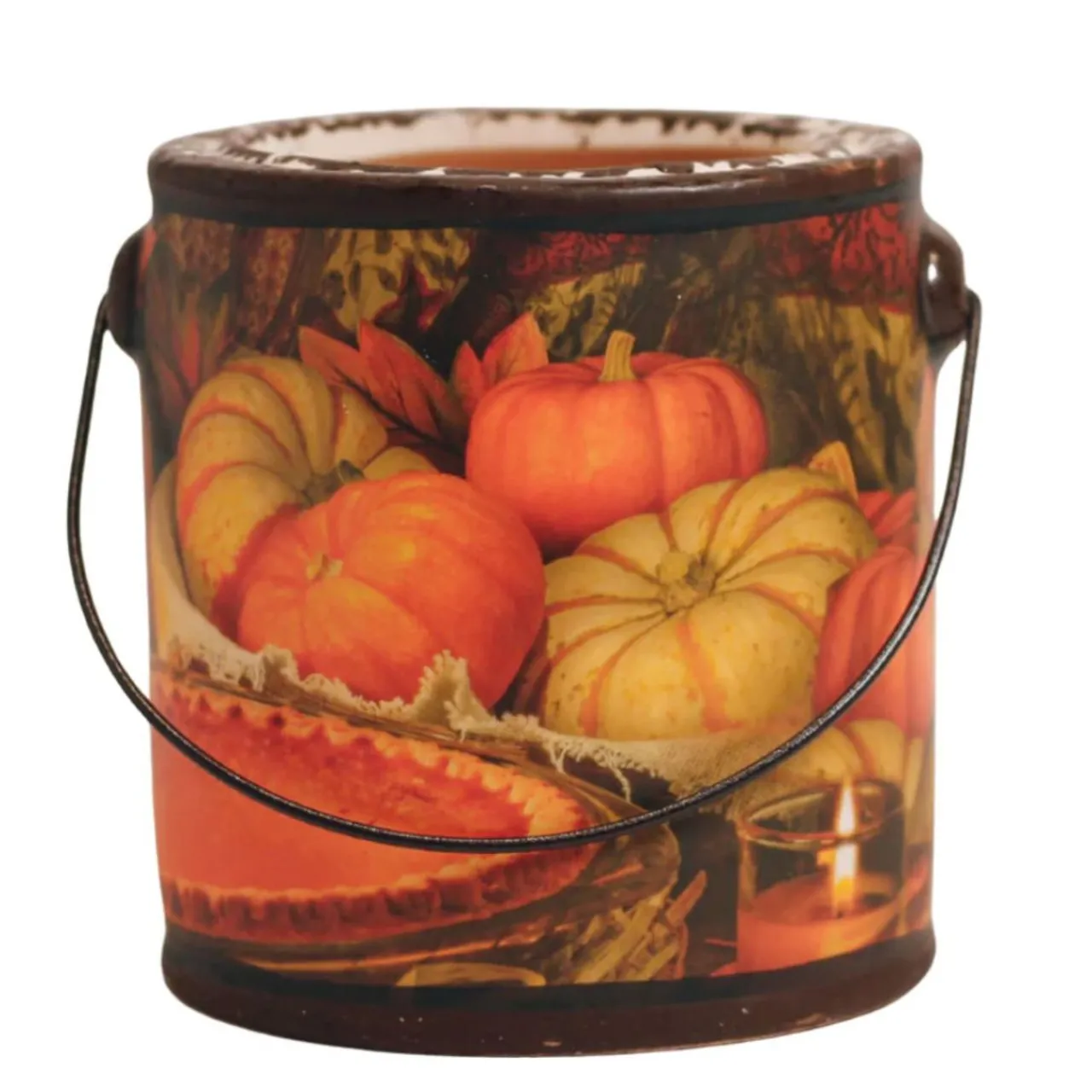 Mini Farm Fresh Papas Pumpkin Pie Candle< Hot