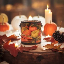 Mini Farm Fresh Papas Pumpkin Pie Candle< Hot