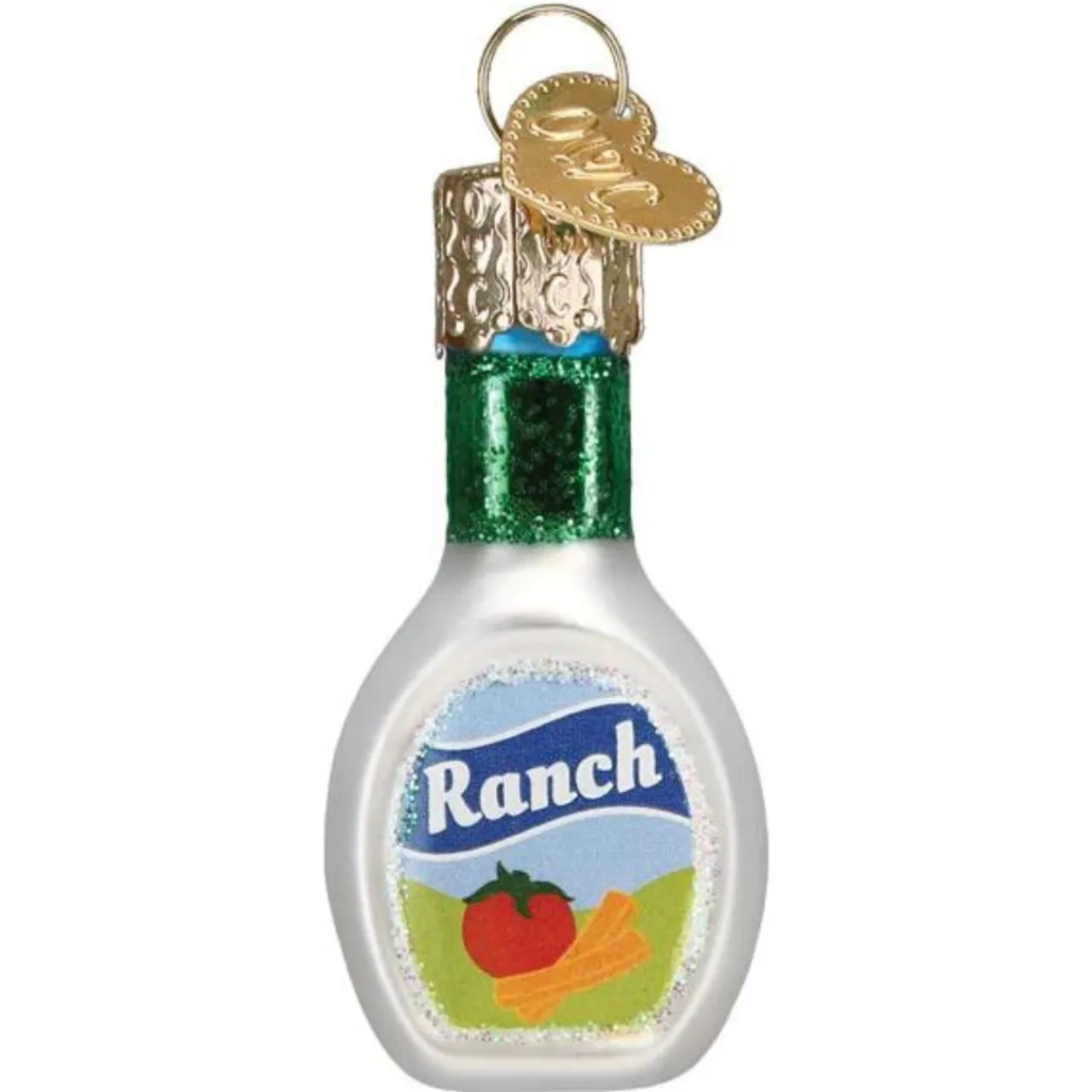 Mini Ranch Dressing Ornament - The Christmas Loft<Old World Glass Online