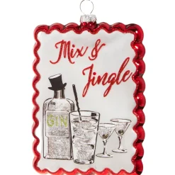 Mix & Jingle Festive Cocktail Party Ornament< Clearance