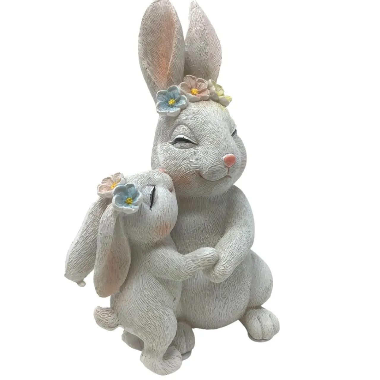 Mother and Baby Bunny Figurine | The Christmas Loft< Fashion