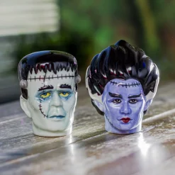 Mr And Mrs Frankenstein Salt And Pepper Set< Sale