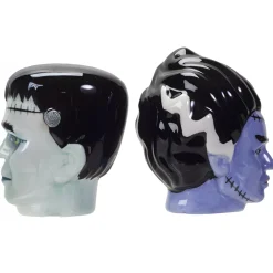 Mr And Mrs Frankenstein Salt And Pepper Set< Sale