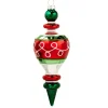 Multi-Color Finial Ornament – Dark Green Top< Clearance