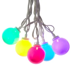 Multicolor Opaque G50 LED Light Set White Wire<Kurt Adler Outlet