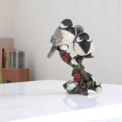 Natures Noel Chickadee Figurine< Outlet