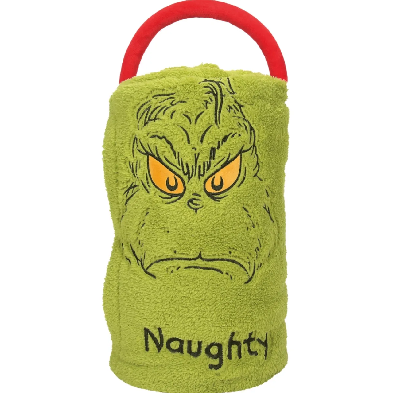 Naughty Nice Grinch SnowThrow<Department 56 Discount