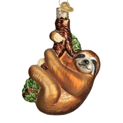 Old World Christmas- Sloth Ornament   | The Christmas Loft<Old World Glass Discount