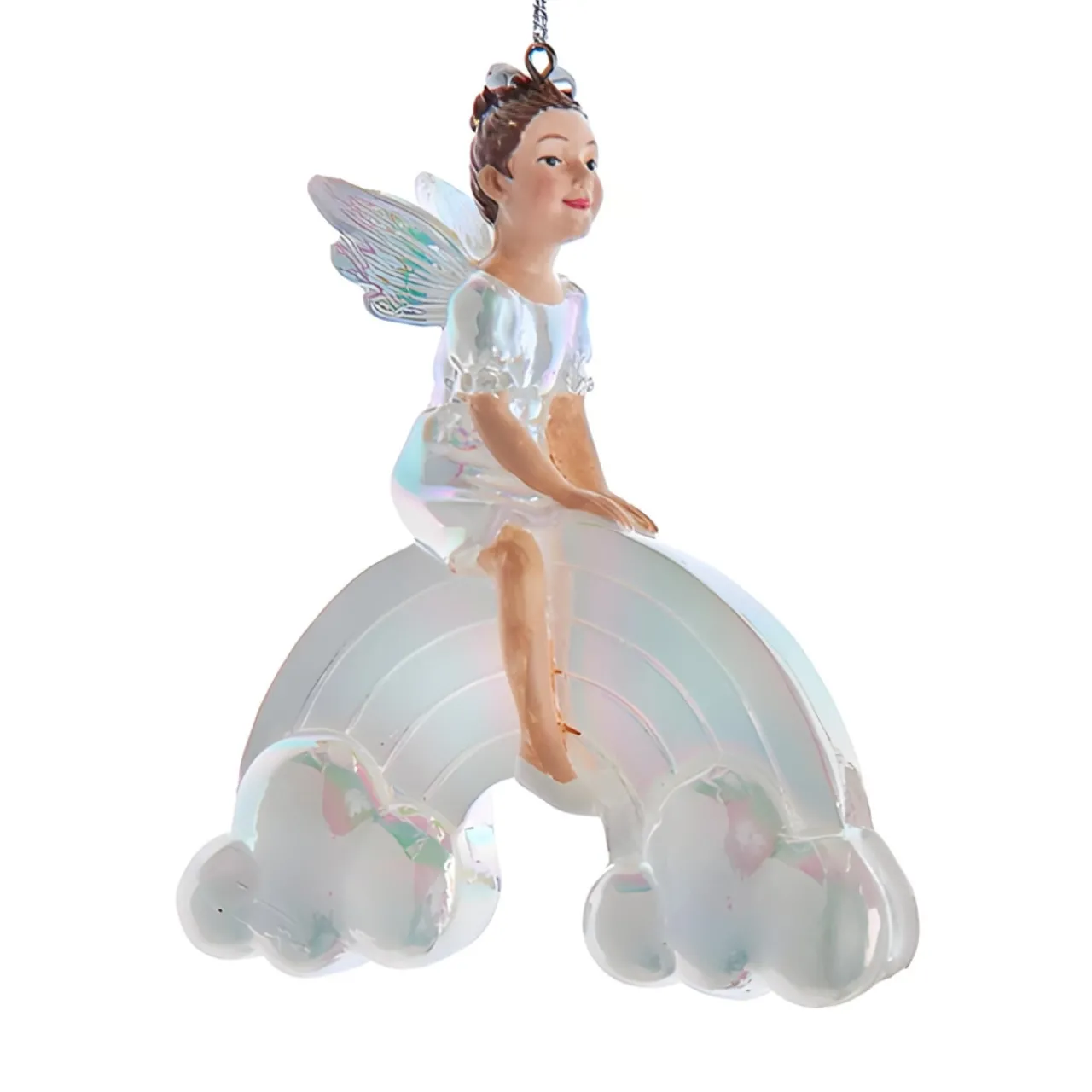 Opalescent Fairy Rainbow Ornament, 4in Resin, E0938<Kurt Adler New