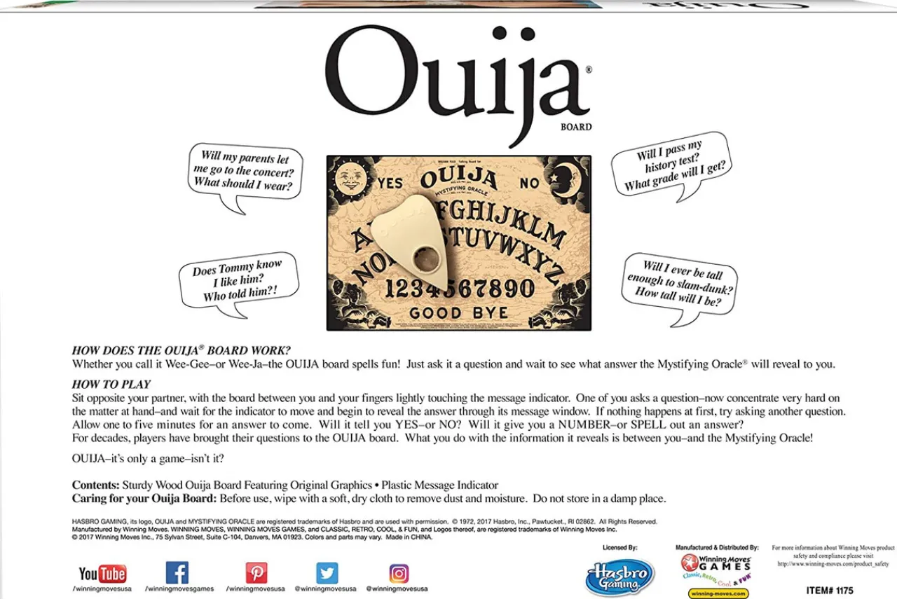 OUIJA® CLASSIC EDITION BOARD GAME.< Outlet