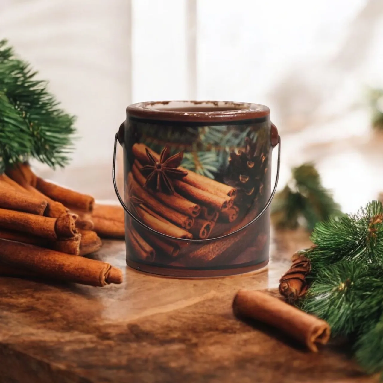 20oz Farm Fresh Cinnamon Twist Candle< Hot