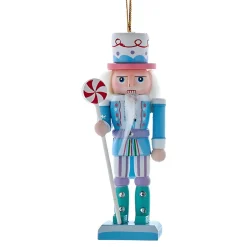 Pastel Blue Nutcracker Ornament<Kurt Adler Best
