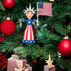 Patriotic Lady Liberty Ornament< Hot