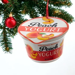 Peach Yogurt Cup Ornament<Kurt Adler Sale