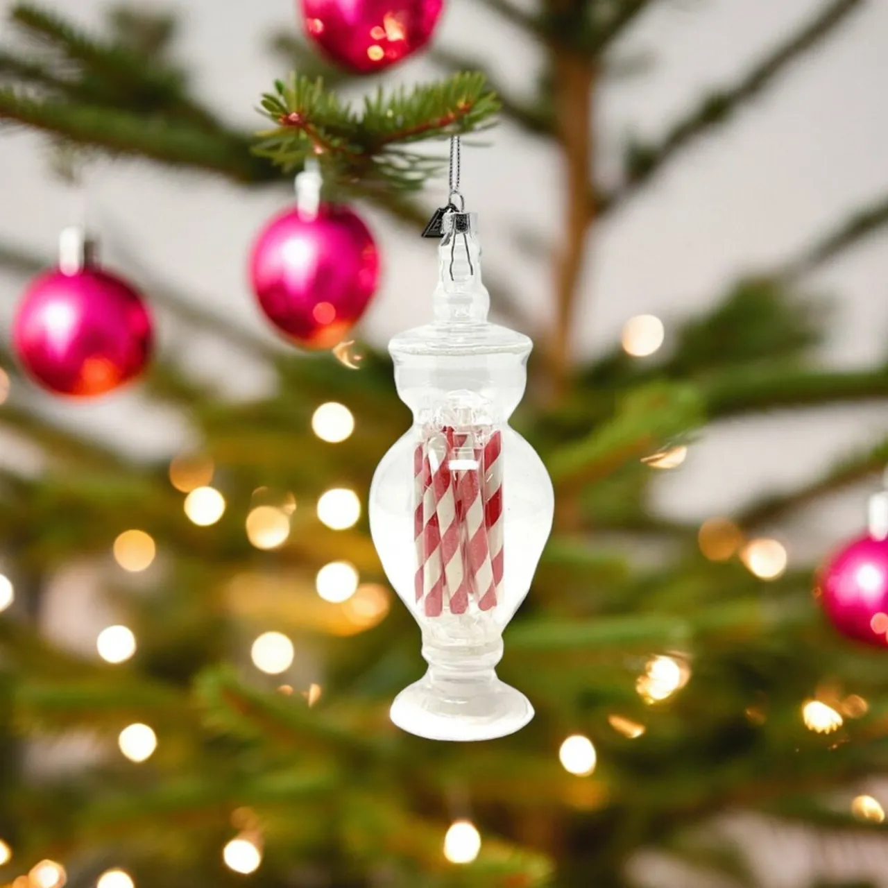 Peppermint Stick Candy Jar Ornament< Outlet