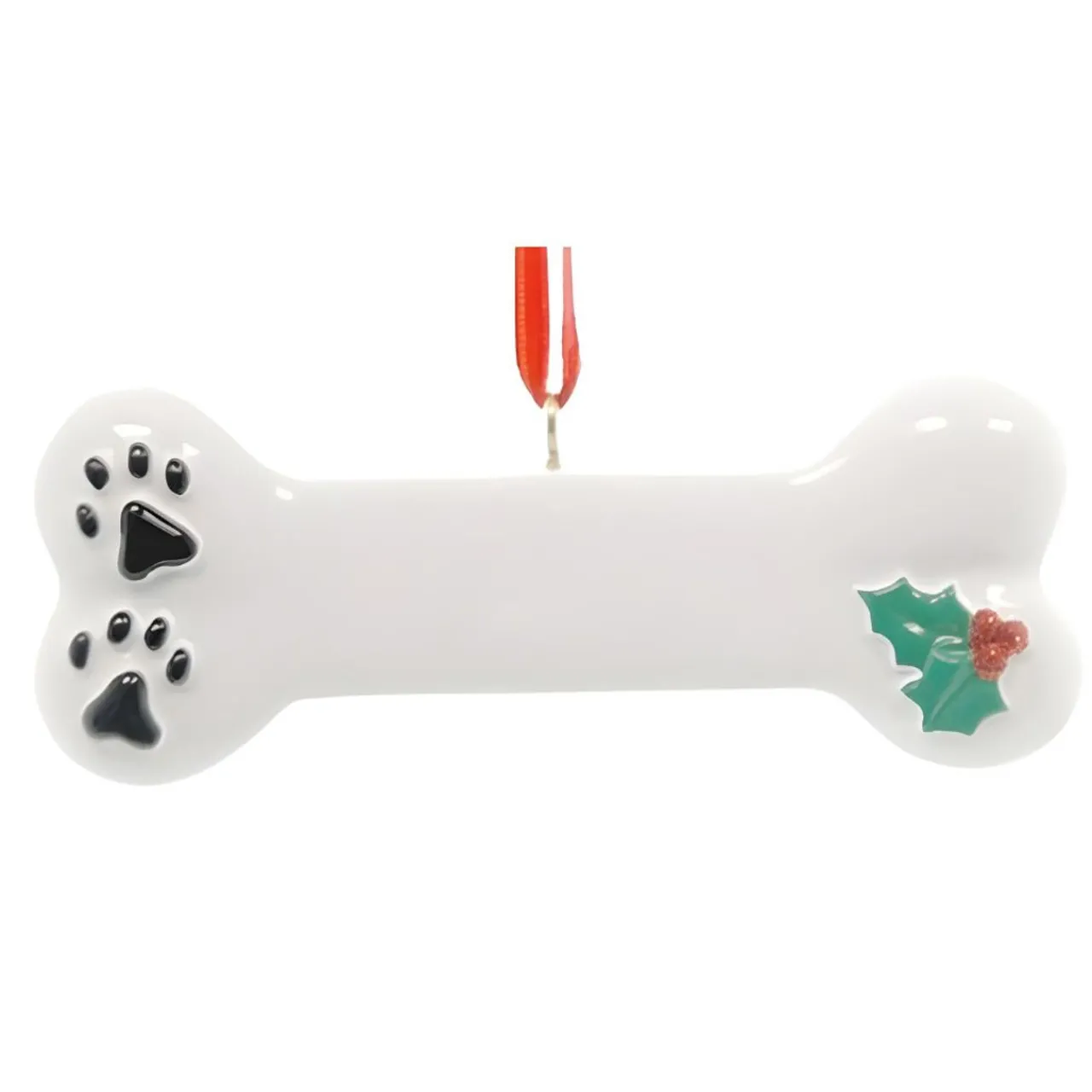 Personalizable Dog Bone Ornament< New