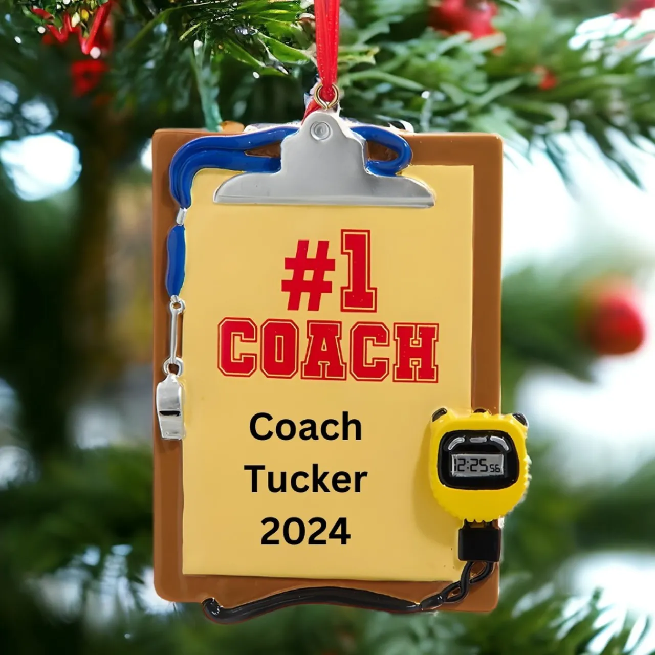 Personalized Coach Clipboard Ornament<Kurt Adler Outlet