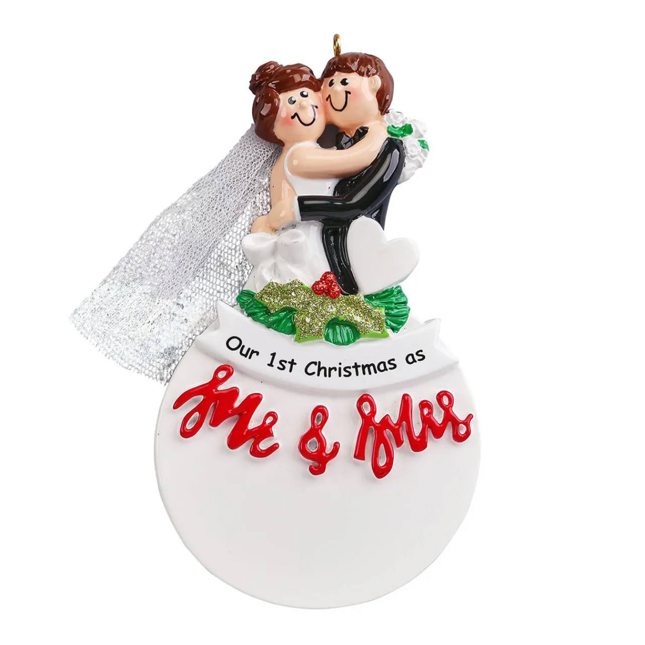 Personalized Mr & Mrs Ornament< Sale