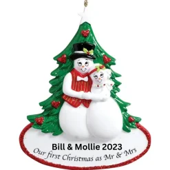 Personalized Our First Christmas Snowman Ornament< Online