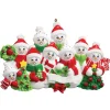 Personalized Snow Family of 9 Ornament | The Christmas Loft< Hot