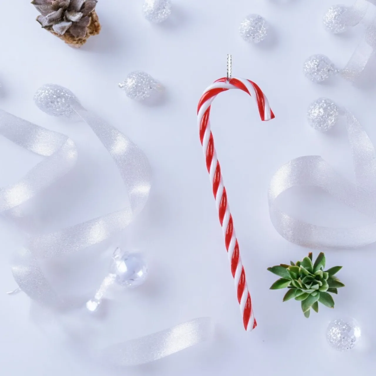 Plastic Candy Cane Ornament< Online