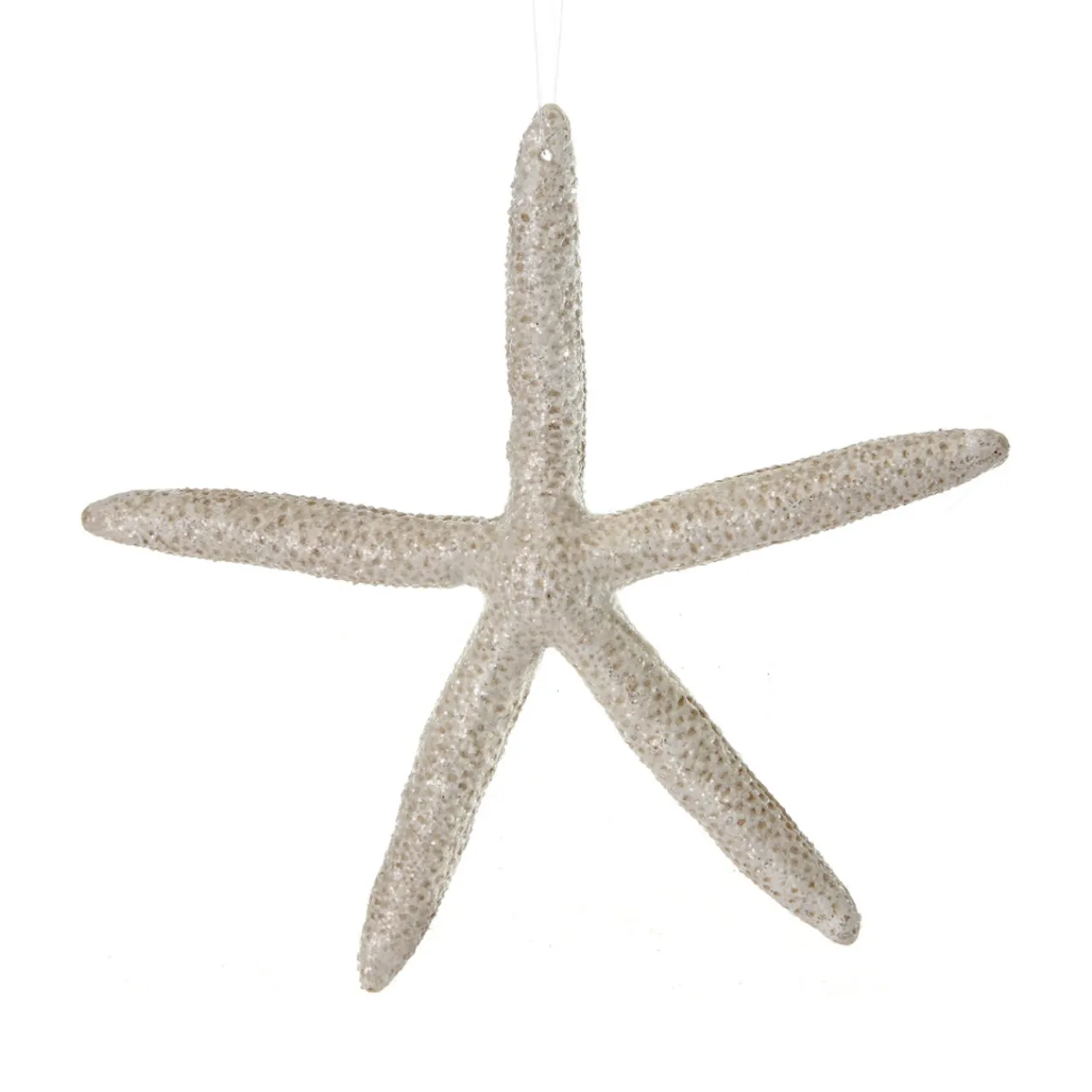 Plastic Frosted Leggy Starfish Ornament< Clearance
