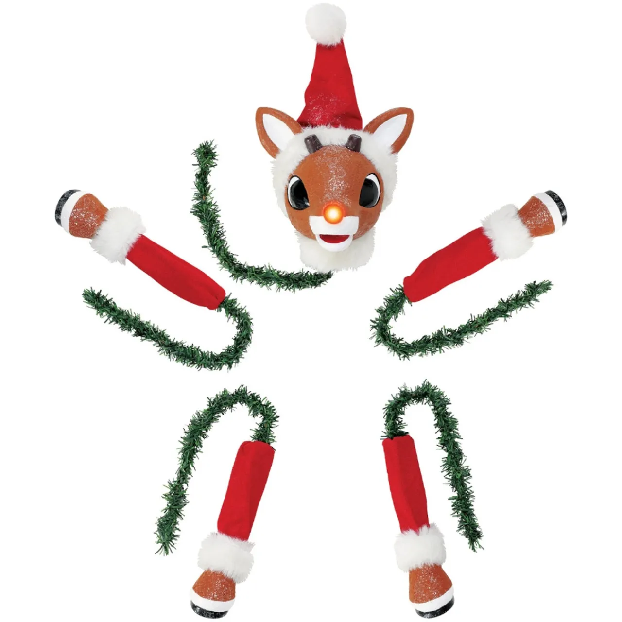 - Rudolph In A Cinch Tree Topper<Possible Dreams Fashion