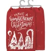 Primitives by Kathy Have A Homey Gnomey Christmas Dish Towel< Best