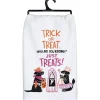 Primitives by Kathy Kitchen Towel Trick Or Treat Just Treats< Best